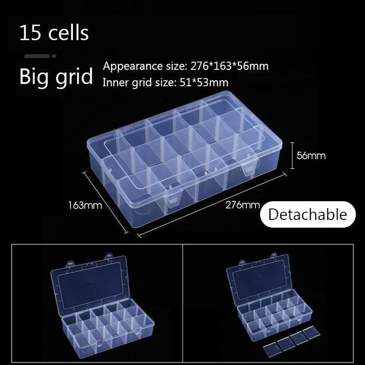 Lisslune | Versatile Jewelry Storage Organizer with 12 Adjustable Compartments