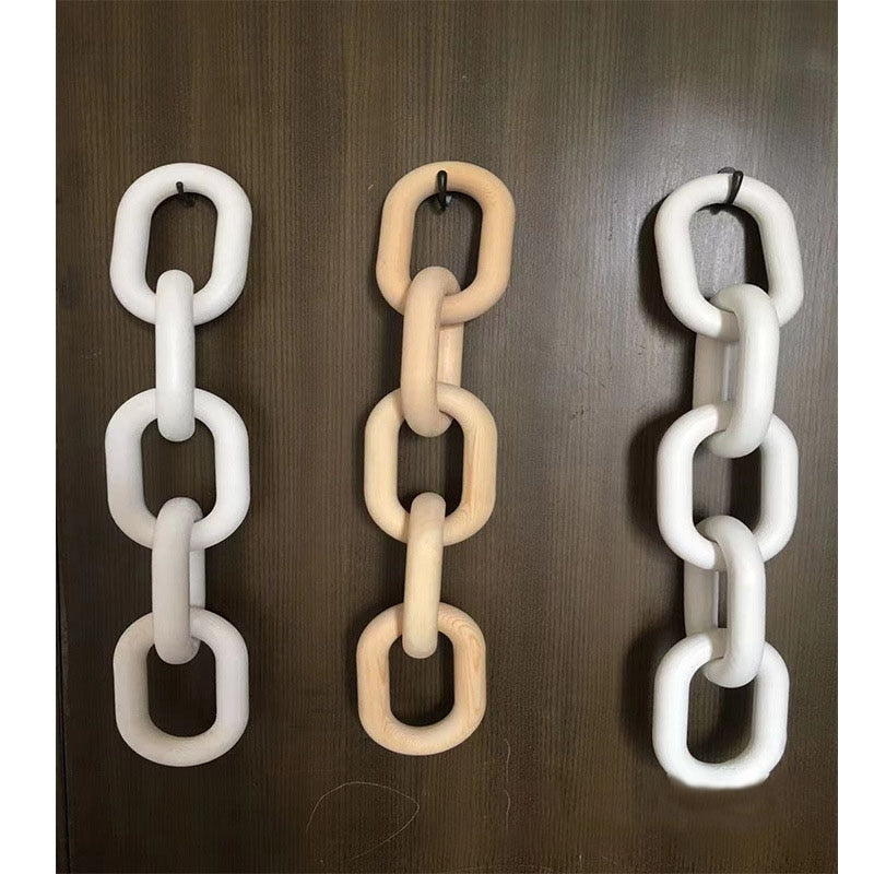 Lisslune | Modern Wooden Chain Link Decor