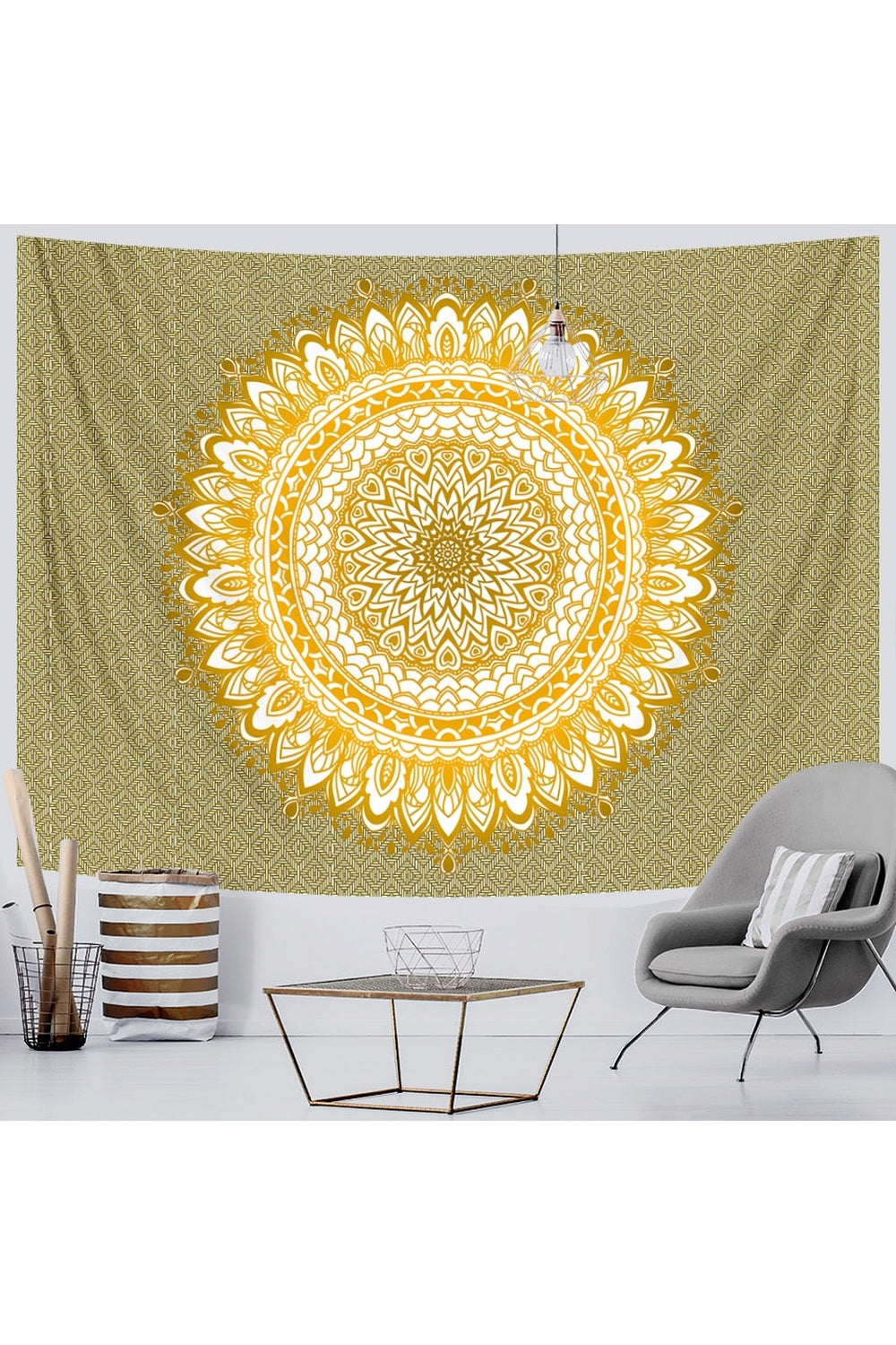 Lisslune | Trippy Mandala Wall Tapestry