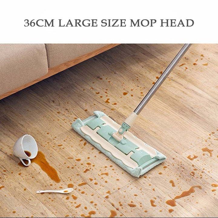 Lisslune | 360 Degree Telescopic Large  Flat Mop