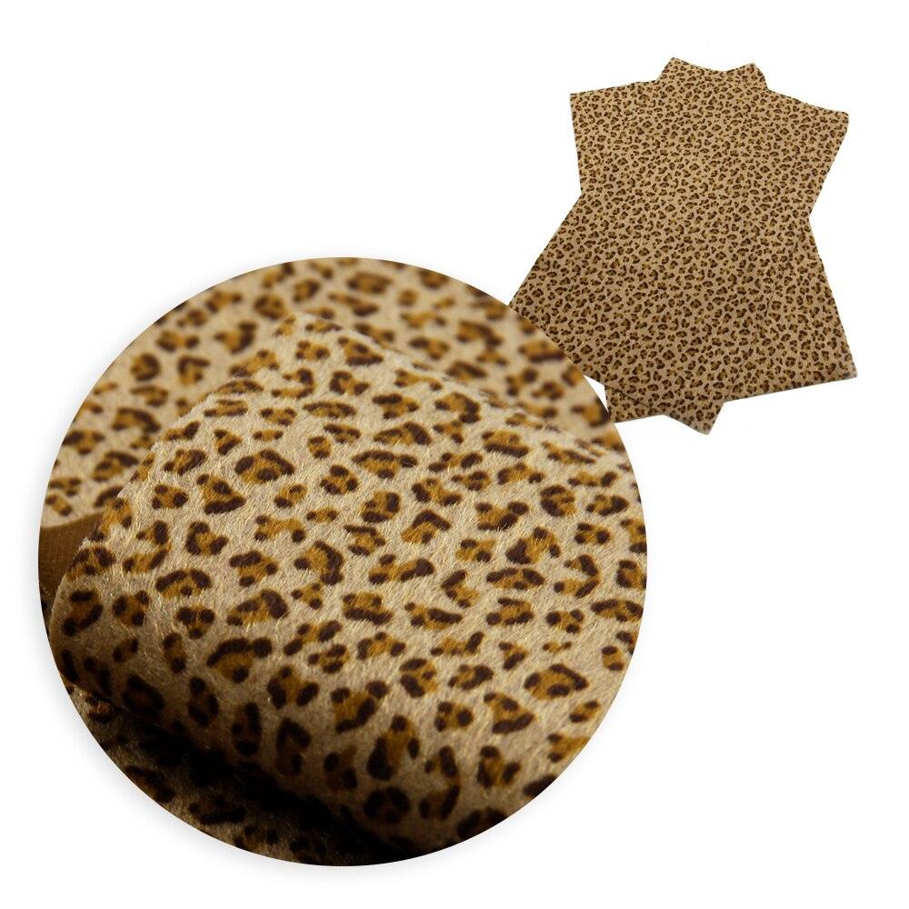 Lisslune | Chic Leopard Print Synthetic Leather Craft Kit - Essential DIY Materials