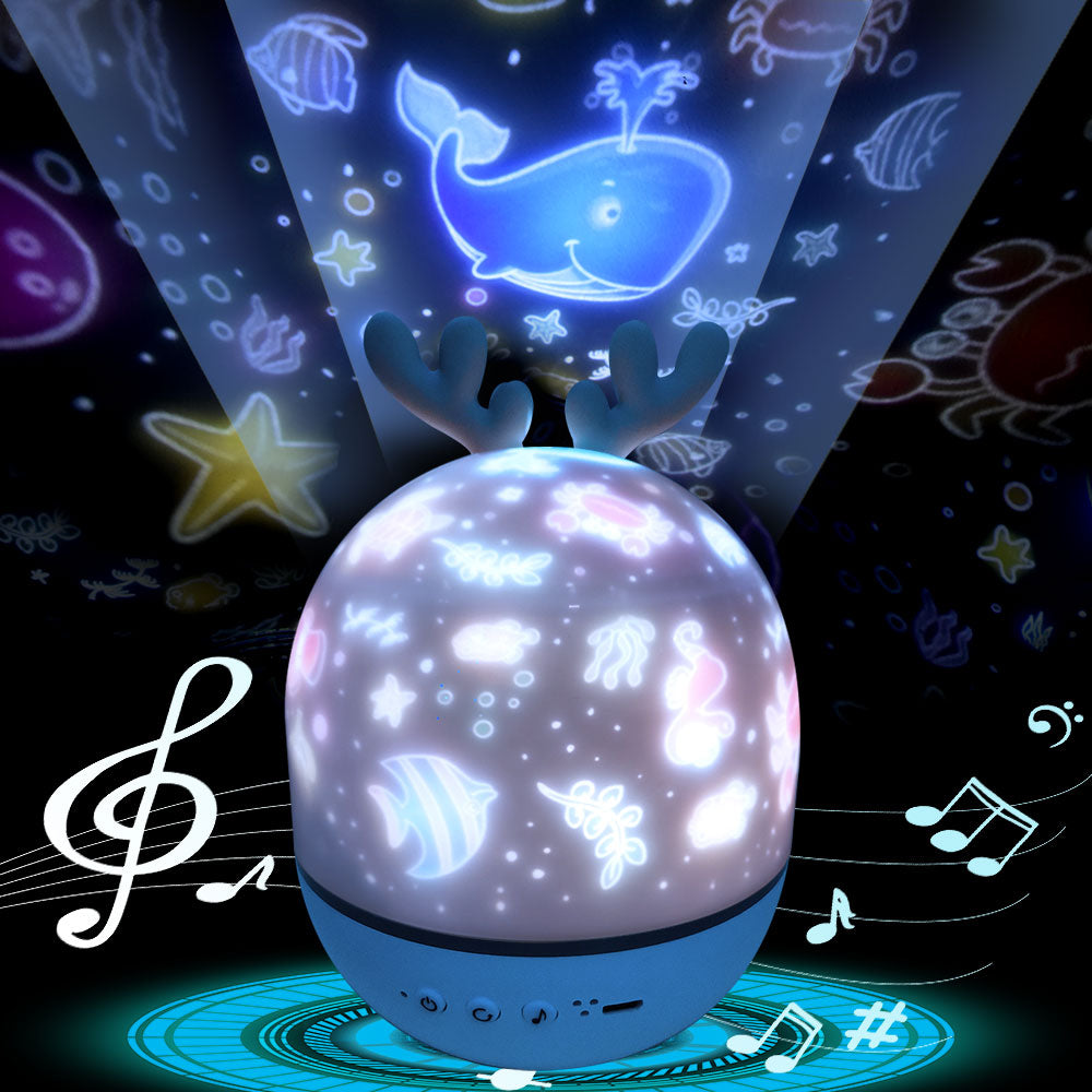 Lisslune | Rotating Deer Music Star Projector Night Lamp