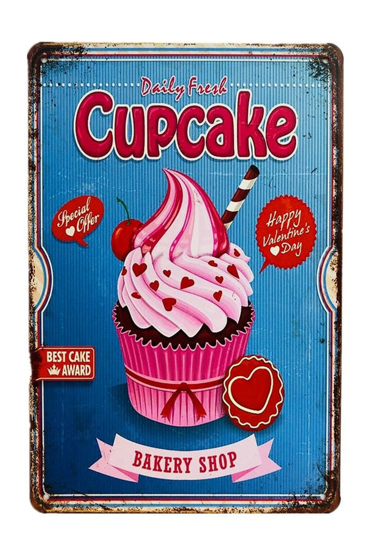 Lisslune | Food Theme Metal Poster