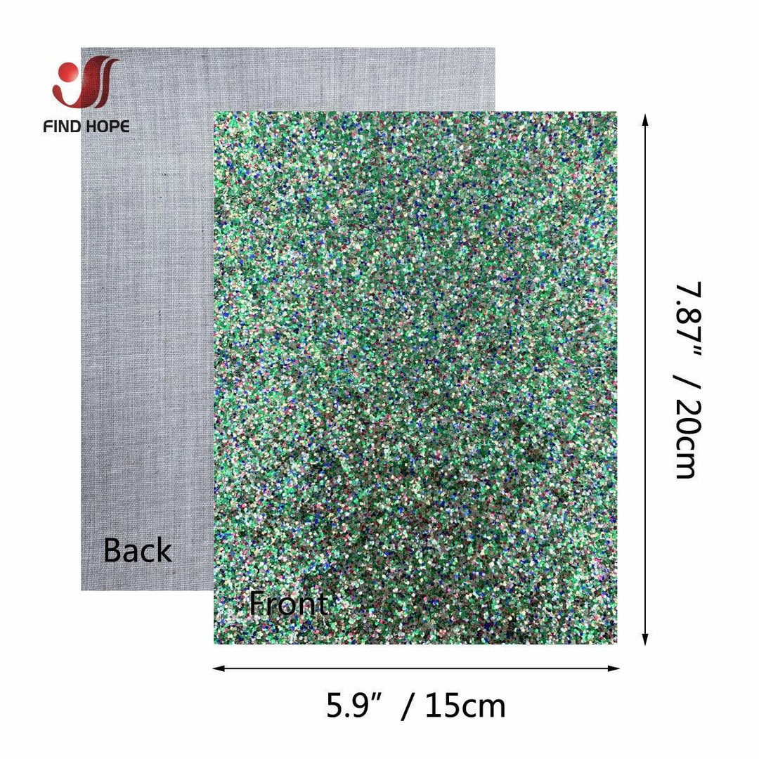 Lisslune | Glittery Kunstleer Fabric Sheet Collection - Ultimate Creative Supplies Bundle