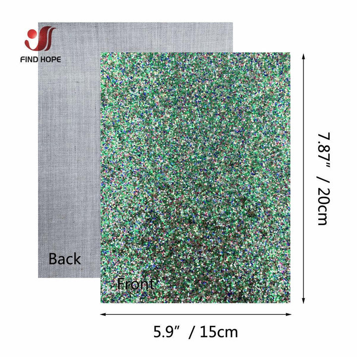 Lisslune | Glittery Kunstleer Fabric Sheet Collection - Ultimate Creative Supplies Bundle