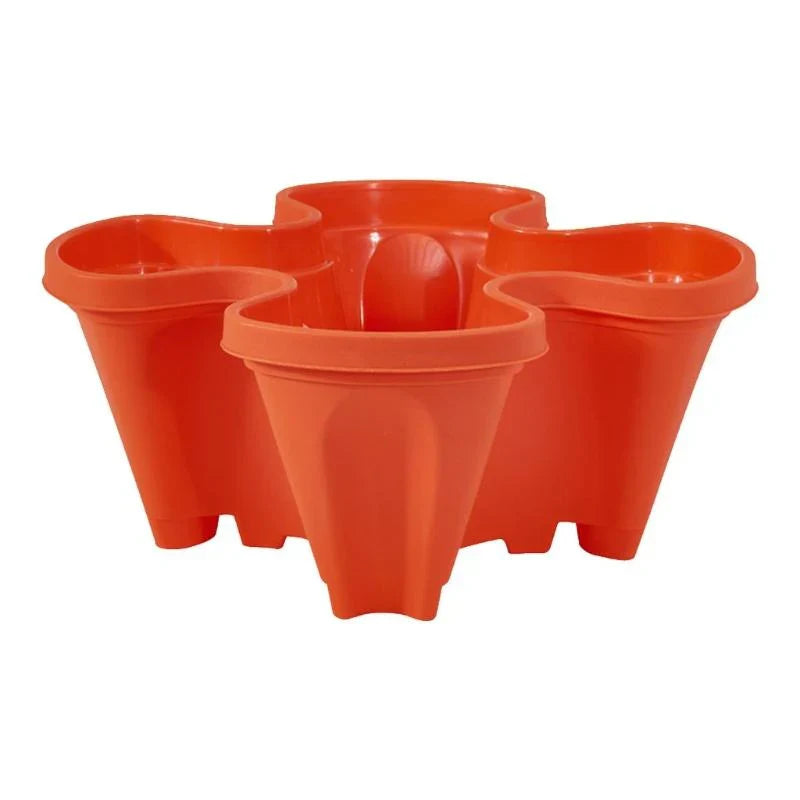 Lisslune | Space-saving stackable plant pots – Vertical planting system with wheels