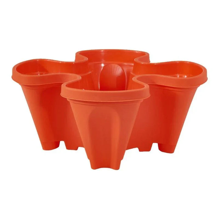 Lisslune | Space-saving stackable plant pots – Vertical planting system with wheels