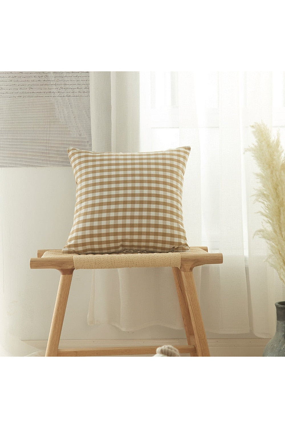 Lisslune | Country house plaid cushion covers