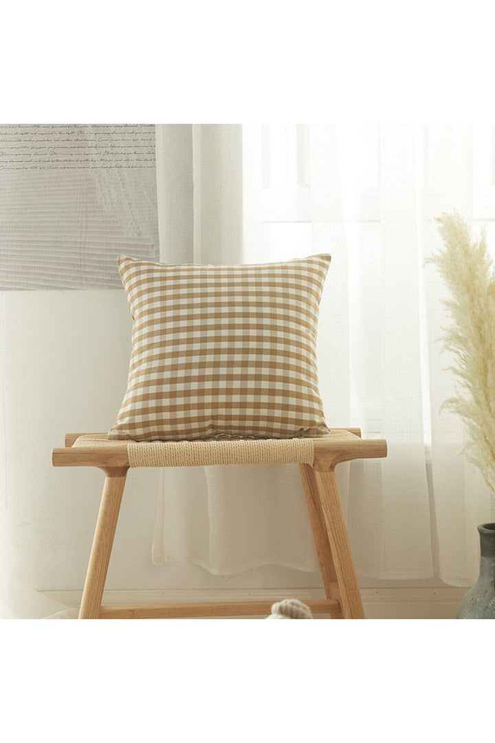 Lisslune | Country house plaid cushion covers