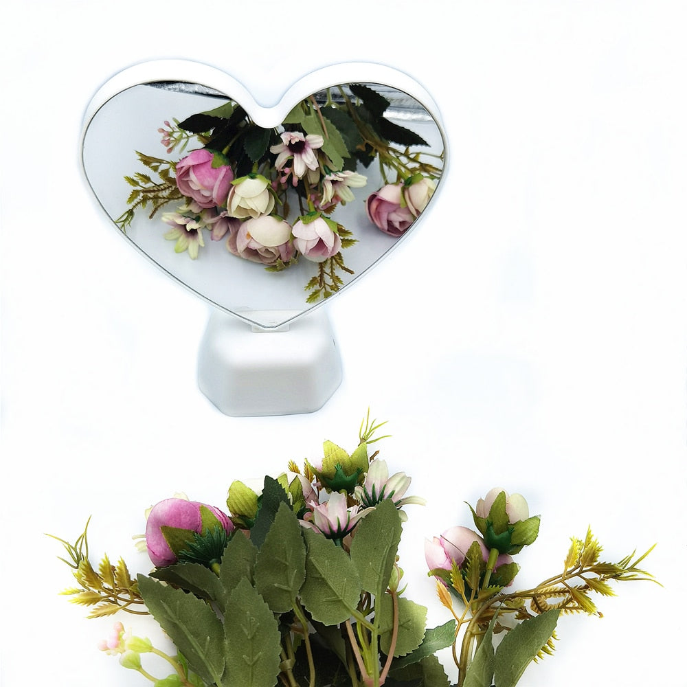 Lisslune | Heart Mirror LED Night Lamp
