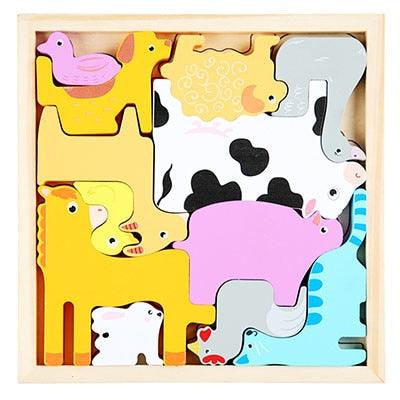 Lisslune | Colorful 3D Tangram Puzzle: Stimulate Creativity and Learning