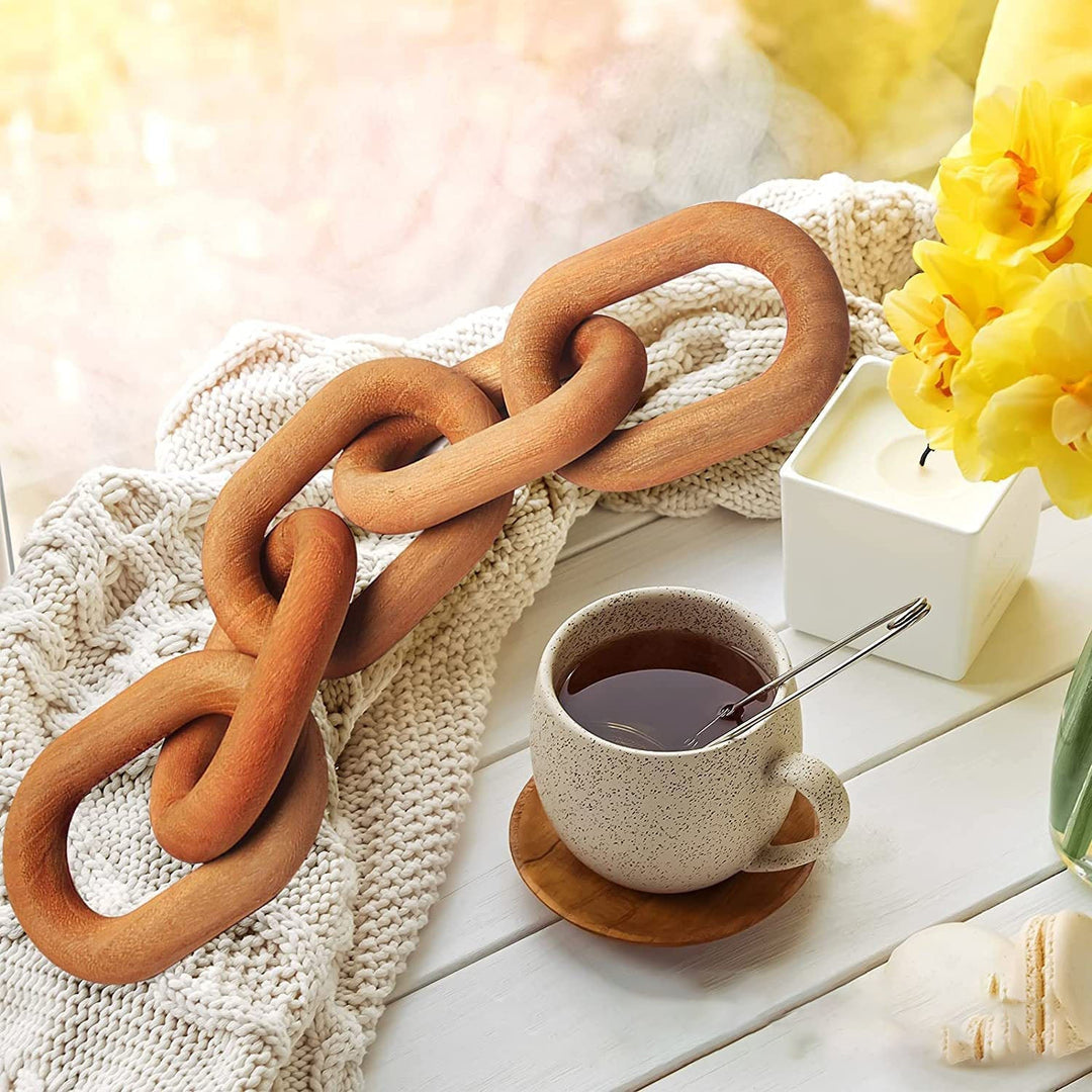 Lisslune | Modern Wooden Chain Link Decor