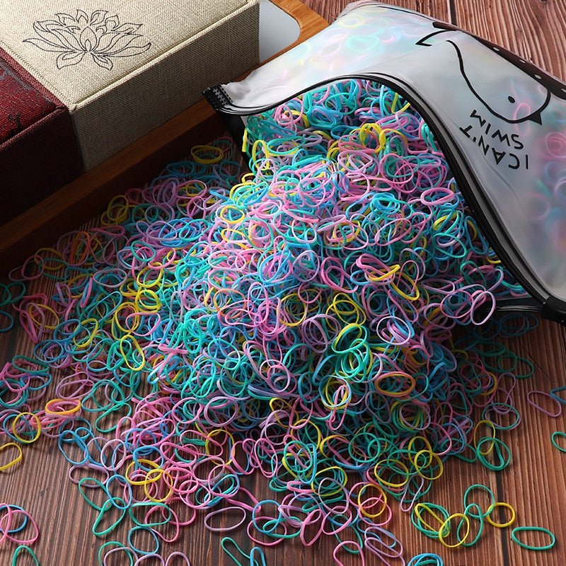 Lisslune | Mini hair bands for toddlers (1000 pieces)
