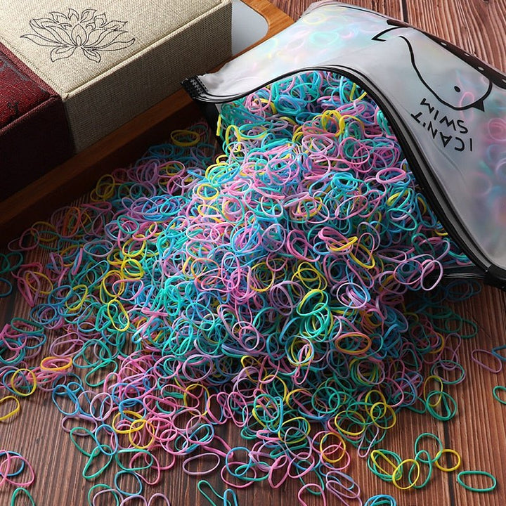 Lisslune | Mini hair bands for toddlers (1000 pieces)