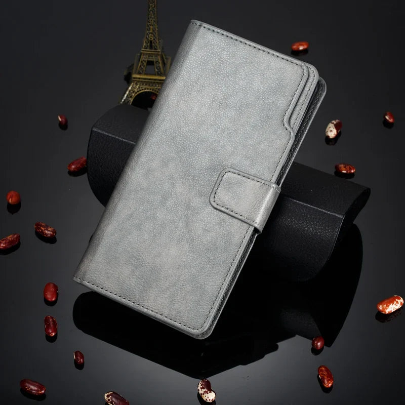 Lisslune | Foldable iPhone Leather Case with Card Slots