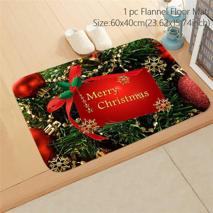 Lisslune | Cheerful Holiday Doormat for a Cheerful Welcome