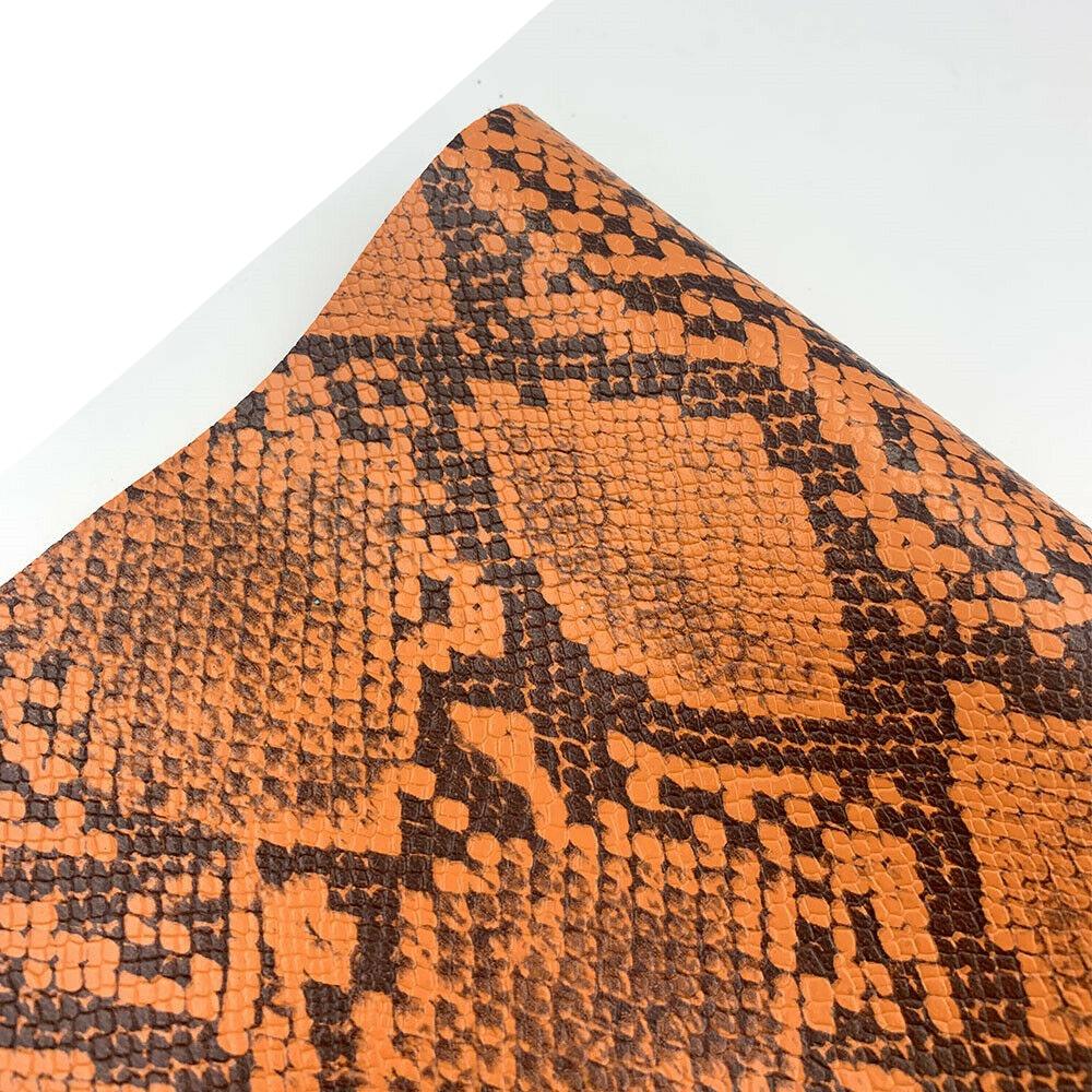 Lisslune | Serpentine Snake Skin Synthetic Leather Craft Kit - Create Trendy DIY Projects with Ease