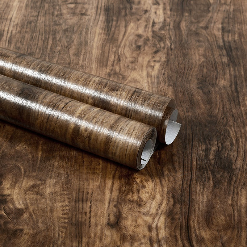 Lisslune | Self-Adhesive  Wood Grain Wall Sticker
