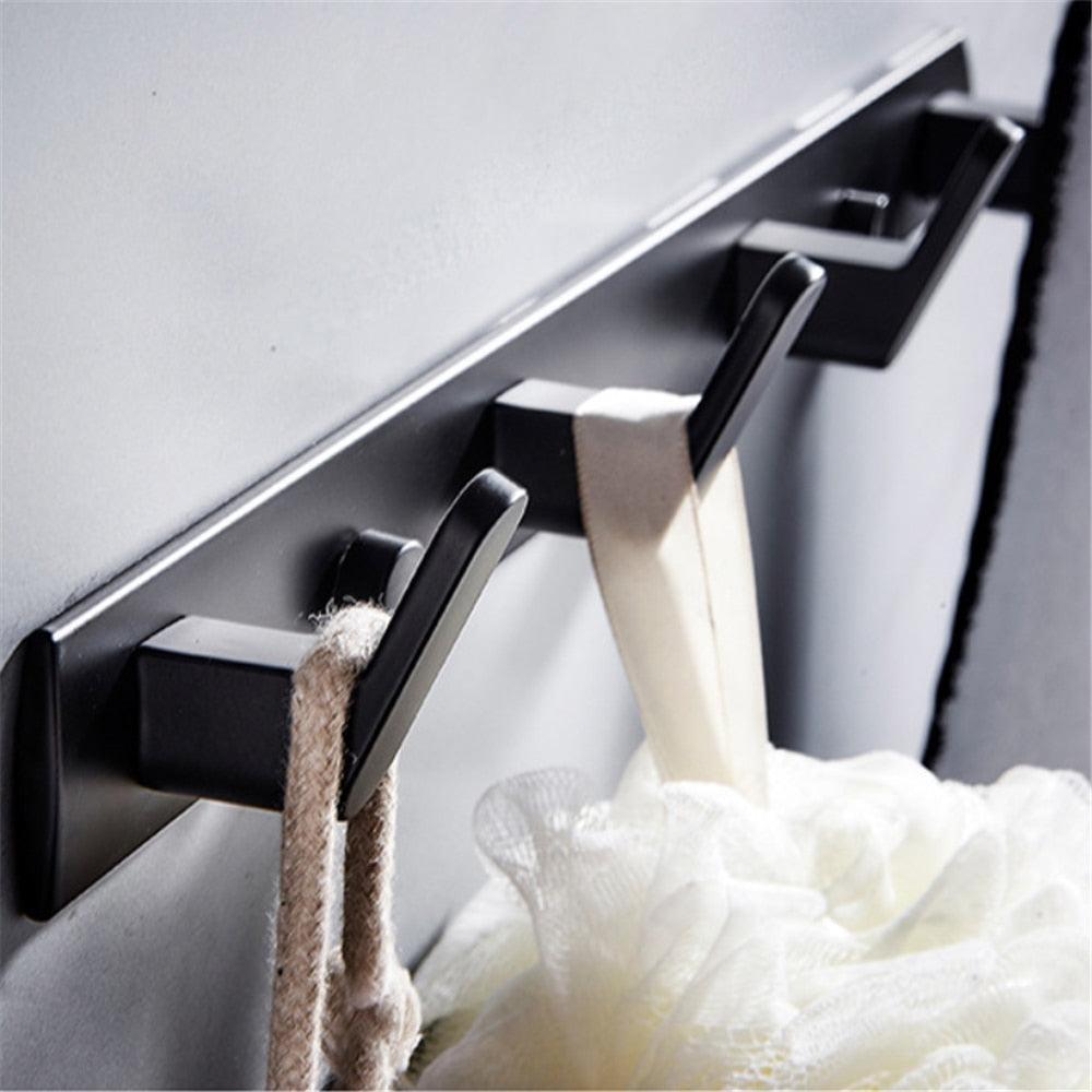 Lisslune | Chic Wall Mounted Storage Organizer with Hooks and Shelf - Slim Home Organization Solution
