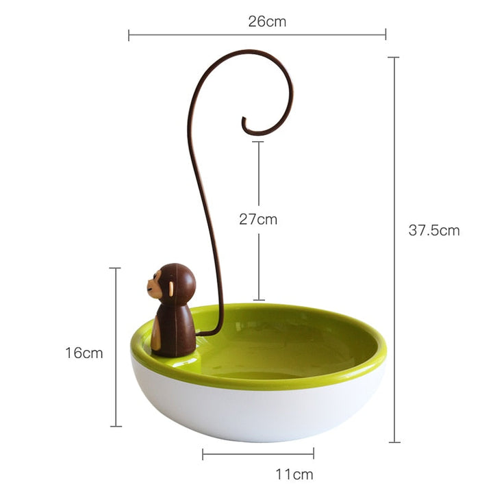 Lisslune | Monkey Shape Kitchen Banana Hanger Stand