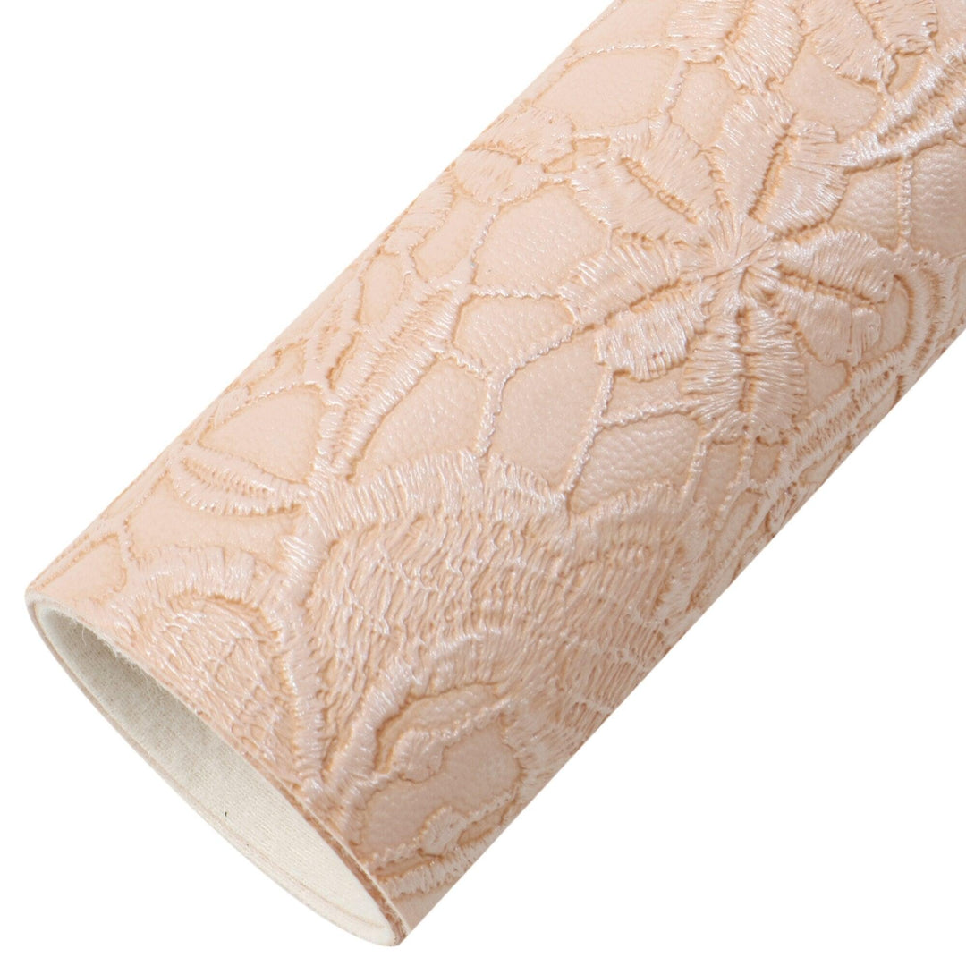 Lisslune | Chic Bloom: Premium Synthetic Leather Craft Sheets for Creative Expression