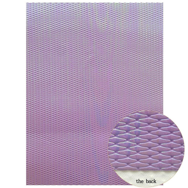 Lisslune | Sparkling Violet Synthetic Leather Fabric - A Must-Have for Sparkling DIY Projects