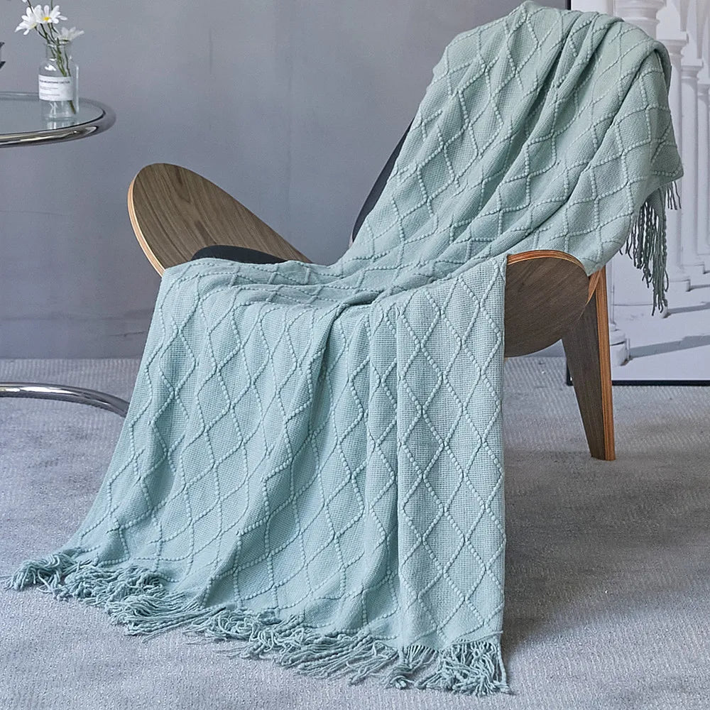 Lisslune | Diamond Fringe Blanket