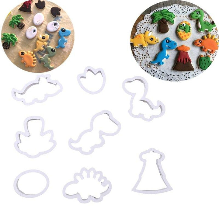 Lisslune | Dino Cookie Cutters 8-piece Set