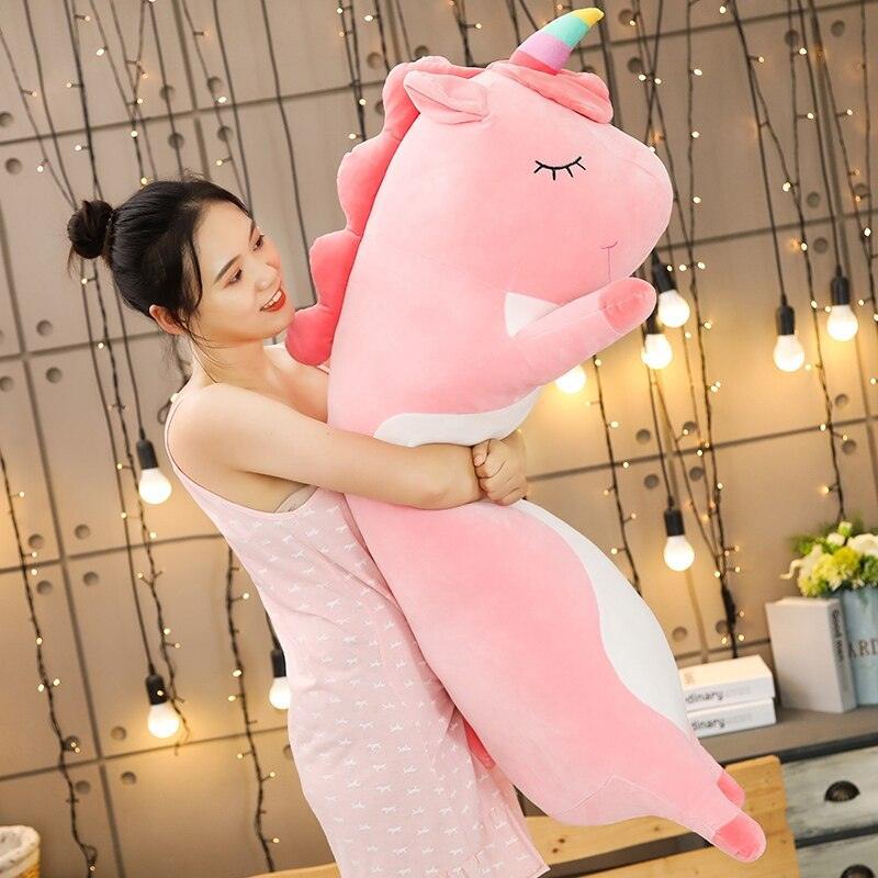 Lisslune | Magical Plush Dino Unicorn Kitty Sleep Pillow