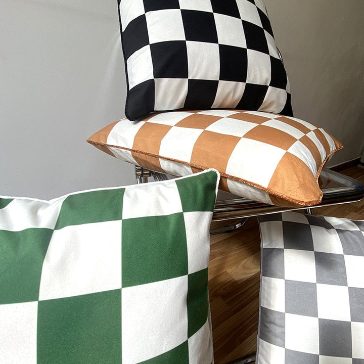 Lisslune | Skakternet Pillowcase – Stylish and Modern Design for Your Home