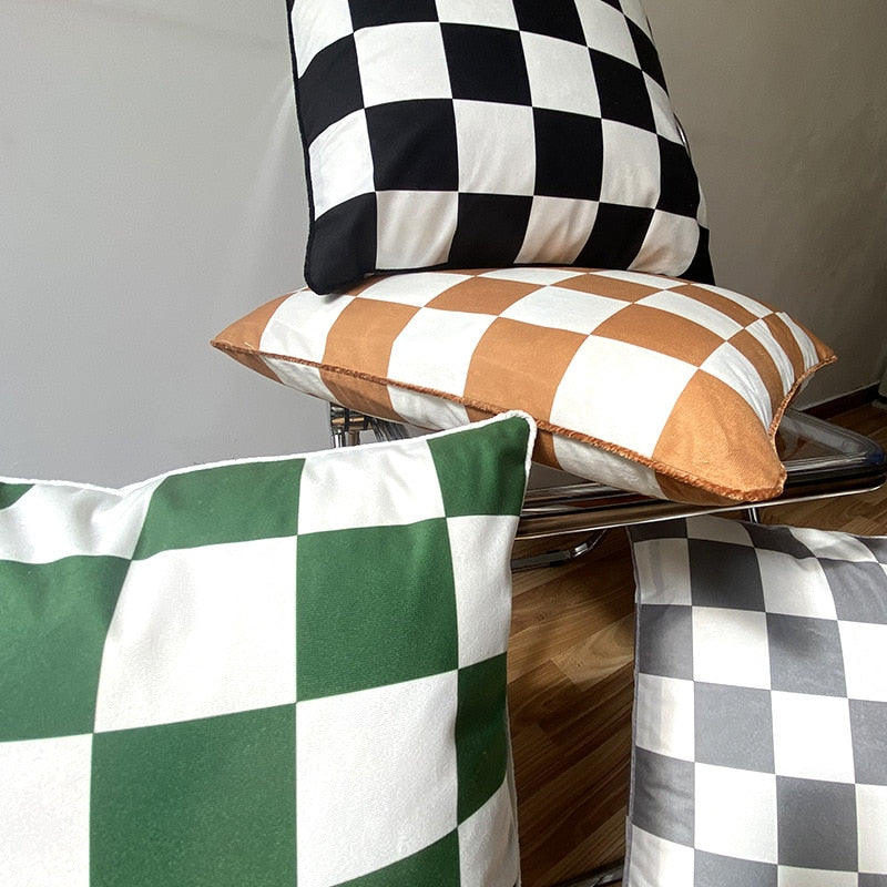 Lisslune | Mattes Checkerboard Pillowcase