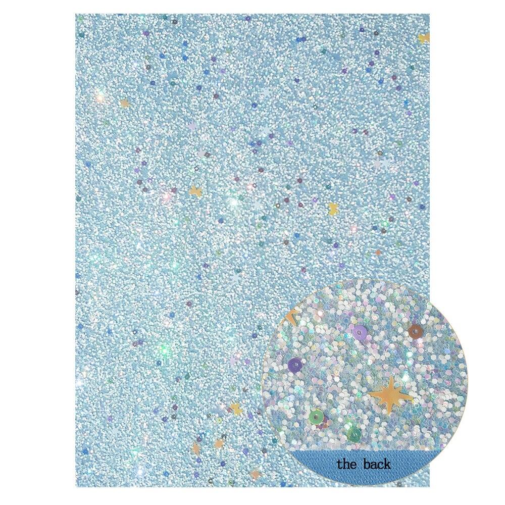 Lisslune | Irisdente Blue Snake Glossy Fabric for Creative Crafting
