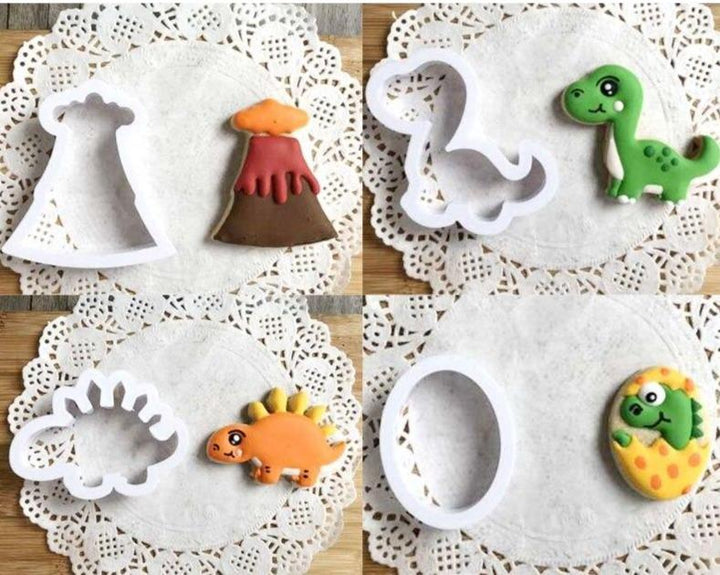 Lisslune | Dino Cookie Cutters 8-piece Set