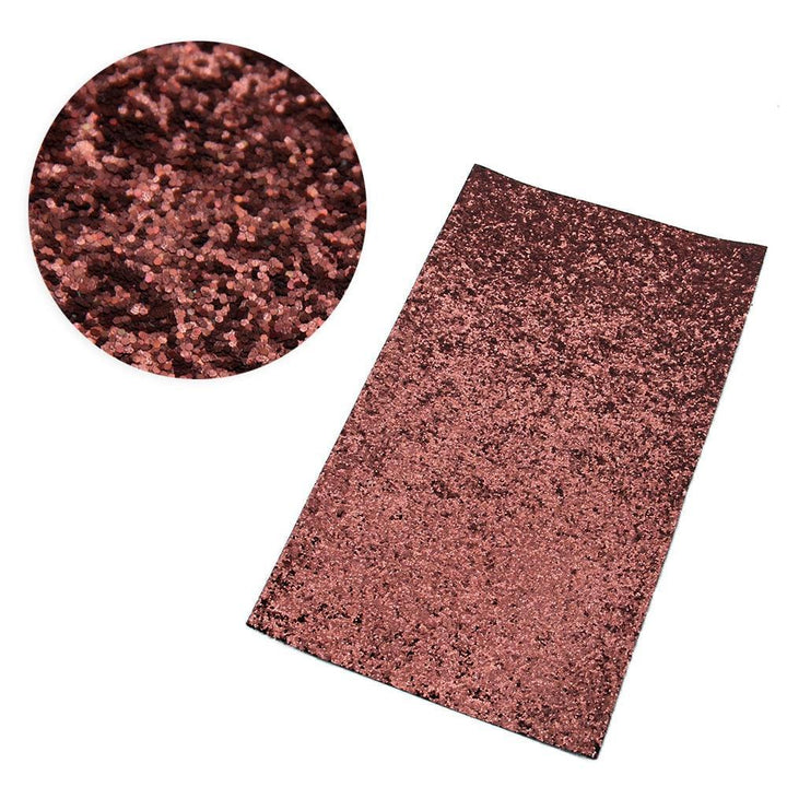 Lisslune | Glamorous Chunky Glitter Synthetic Leather Sheets - Ultimate DIY Craft Material