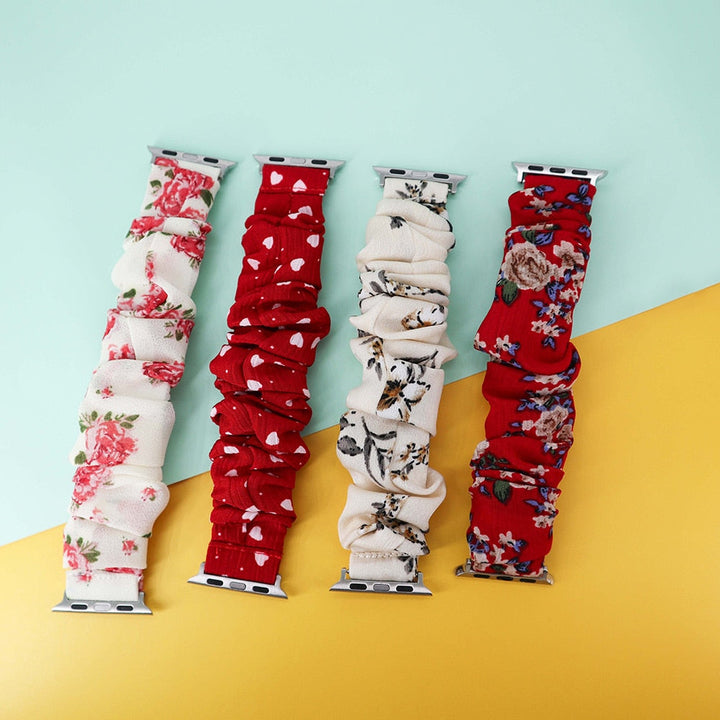 Lisslune | ELASTIC Apple Watch BAND IN HAIR TIE STYLE