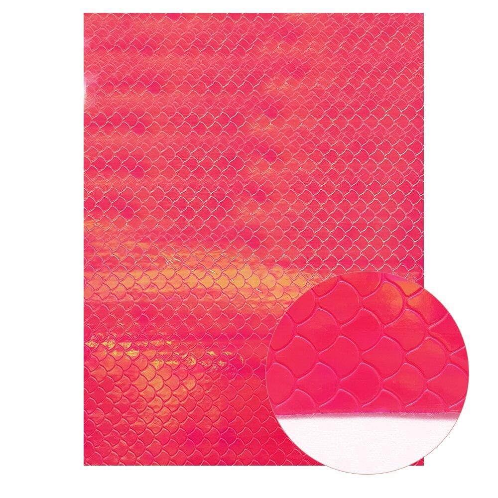 Lisslune | Ruby Radiance Synthetic Leather Creation Set - Premium Quality for Stylish Creations
