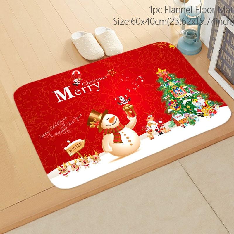 Lisslune | Cheerful Holiday Doormat for a Cheerful Welcome