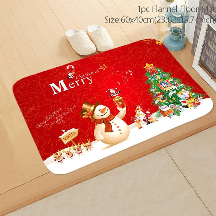 Lisslune | Cheerful Holiday Doormat for a Cheerful Welcome