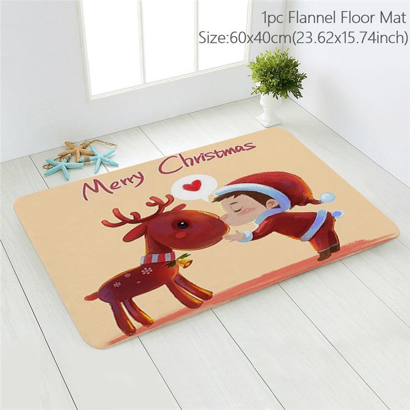 Lisslune | Cheerful Holiday Doormat for a Cheerful Welcome