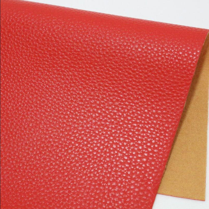 Lisslune | Elegant Lychee Pattern Vegan Leather Craft Sheet - A4 Size for Creative Projects