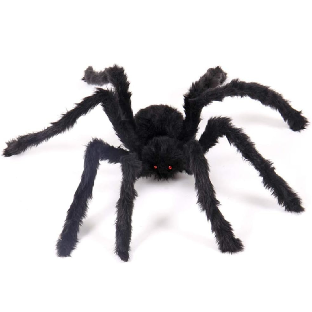 Lisslune | CreepyCrawl Giant Spider – Realistic Halloween Outdoor Yard Prop