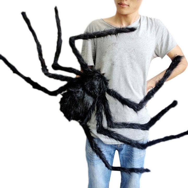 Lisslune | CreepyCrawl Giant Spider – Realistic Halloween Outdoor Yard Prop