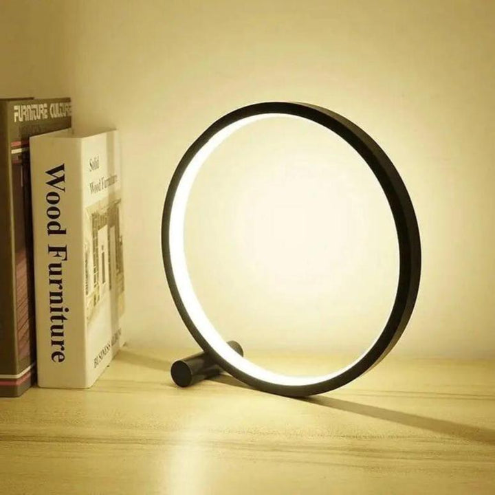 Lisslune | Dimmable LED Touch Round Table Lamp for Creative Spaces