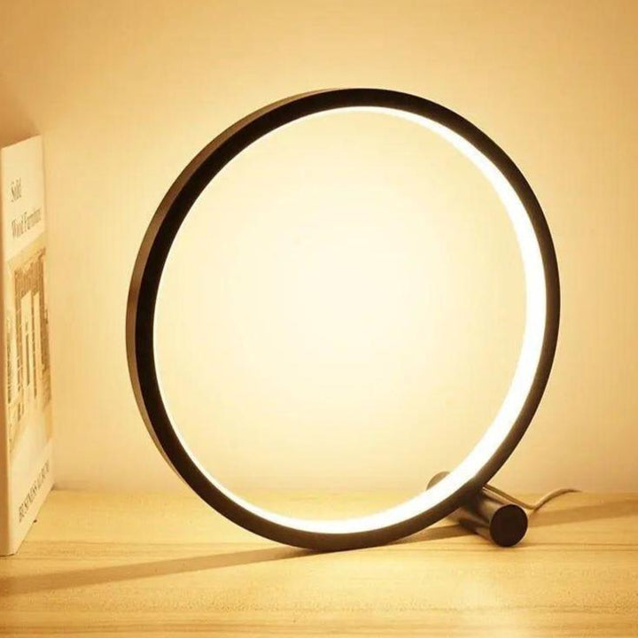 Lisslune | Dimmable LED Touch Round Table Lamp for Creative Spaces