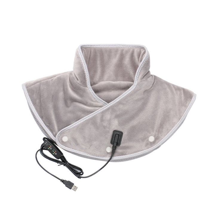 Lisslune | WarmRelax Neck & Shoulder Massage Band – USB Heated Massage Wrap with Heat Function