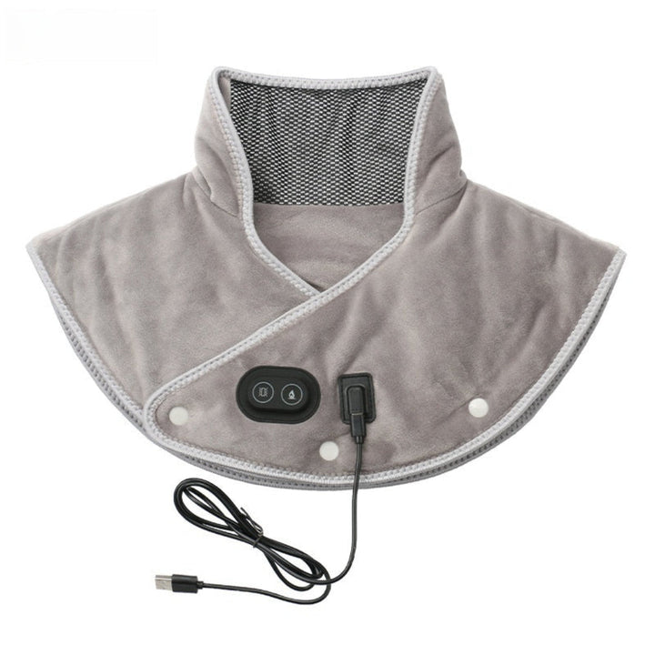 Lisslune | WarmRelax Neck & Shoulder Massage Band – USB Heated Massage Wrap with Heat Function