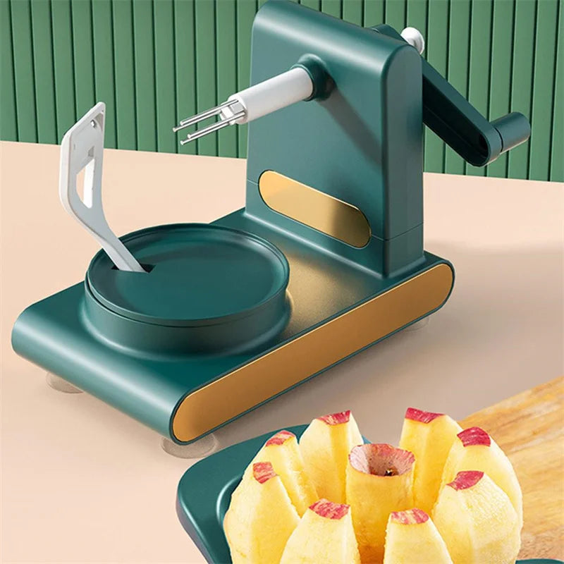 Lisslune | Simple vegetable and fruit peeler with hand crank – For effortless peeling