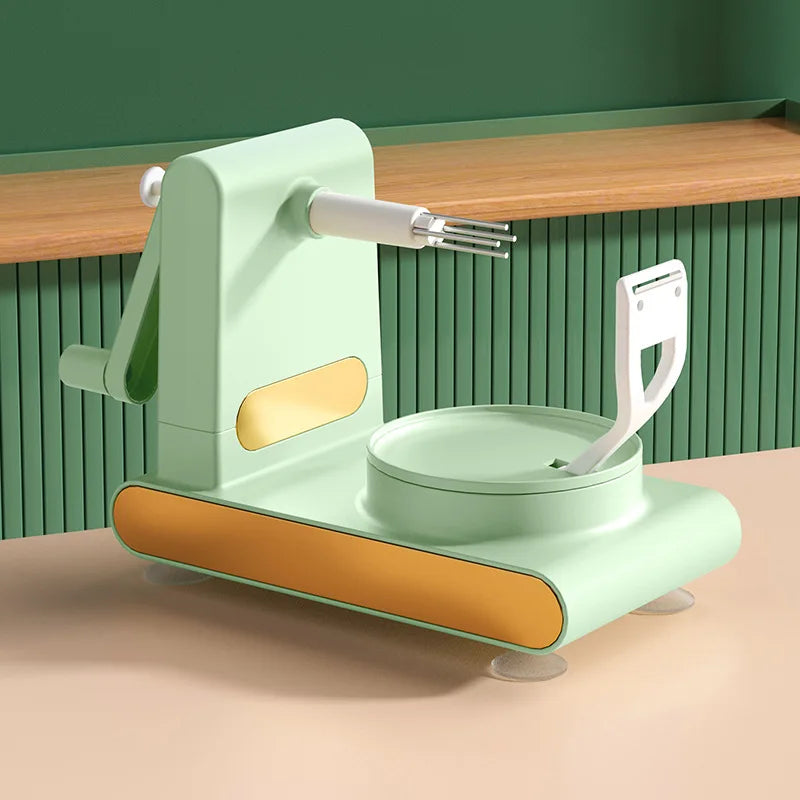 Lisslune | Simple vegetable and fruit peeler with hand crank – For effortless peeling