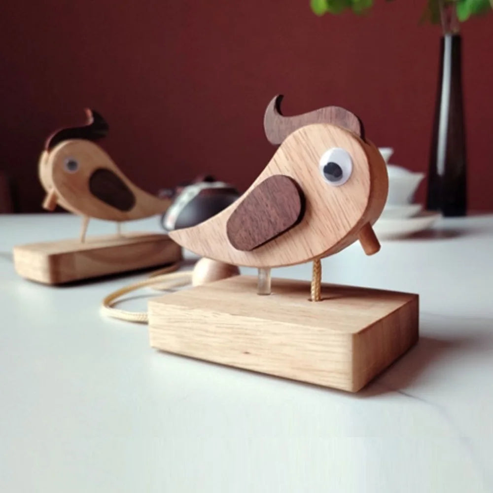 Lisslune | Handcrafted Woodpecker Creative Doorbell