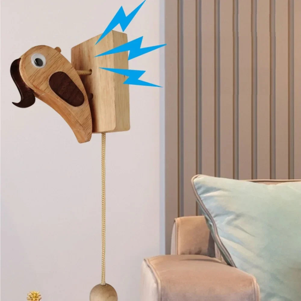 Lisslune | Handcrafted Woodpecker Creative Doorbell